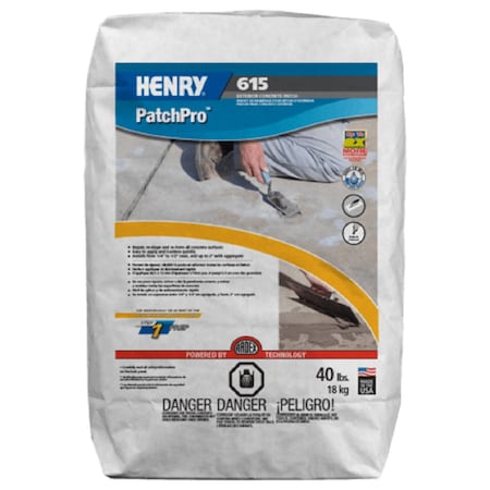 Henry 20 lb. H 615 PatchPro Exterior Concrete Patch Henry 615 Patch Pro